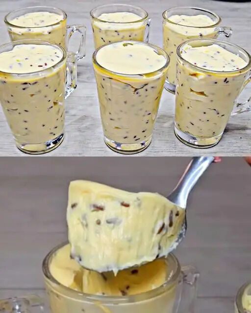 Quick and creamy dessert, Just mix it all in the blender!