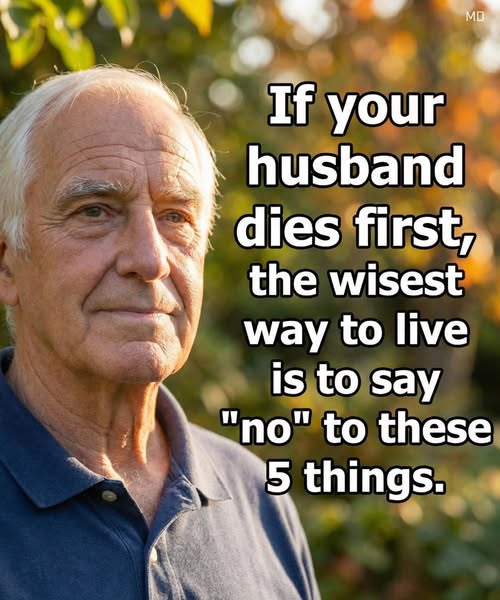 If your partner passes away first, Avoid these 5 mistakes to live peacefully and strongly after 60