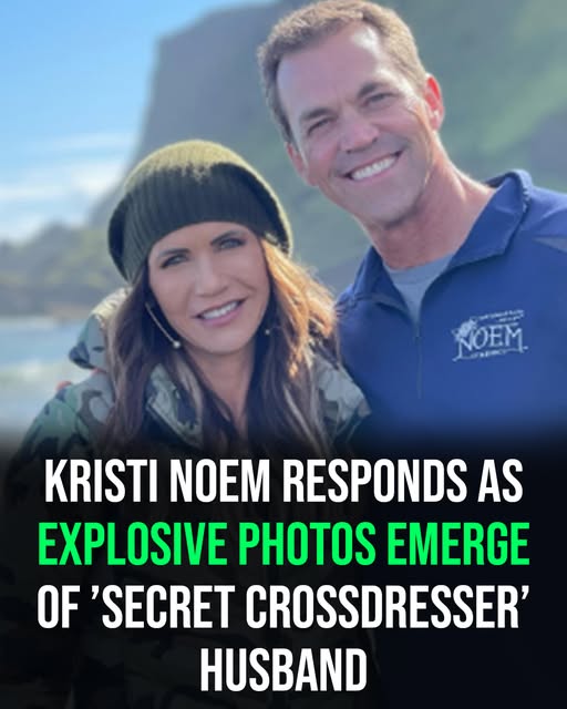 Kristi Noem responds as explosive photos emerge of ’secret crossdresser’ husband