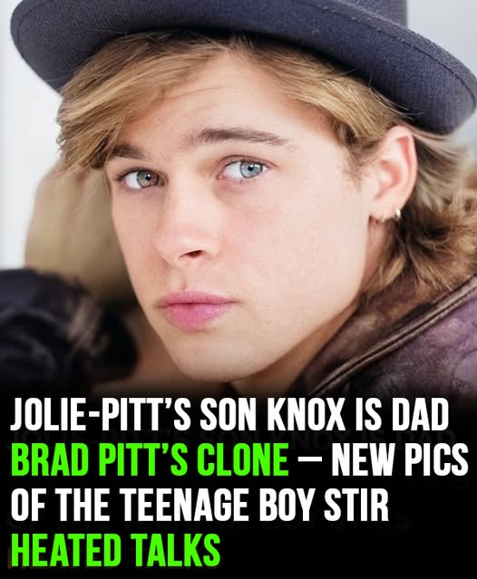 Young Brad Pitt Is Back Internet Goes Wild As Teen Knox Jolie Pitt Steps Out Looking Exactly Like His Father