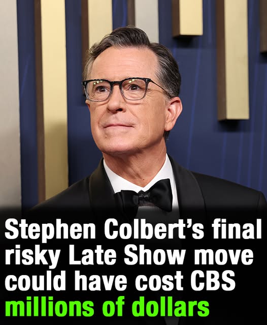 STEPHEN COLBERT JUST DESTROYED CBS IN HIS FINAL MOMENTS AND THE NETWORK IS FACING A MASSIVE FINANCIAL DISASTER