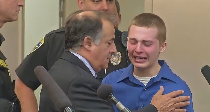 TEENAGER RECEIVES A 452 YEAR PRIISON SENTENCE AND THE COURTROOM ERUPTS IN SHOCK