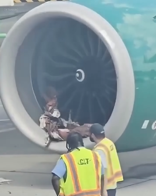 Charlotte Airport Experiences Delays Following Frontier Airlines Plane Incident