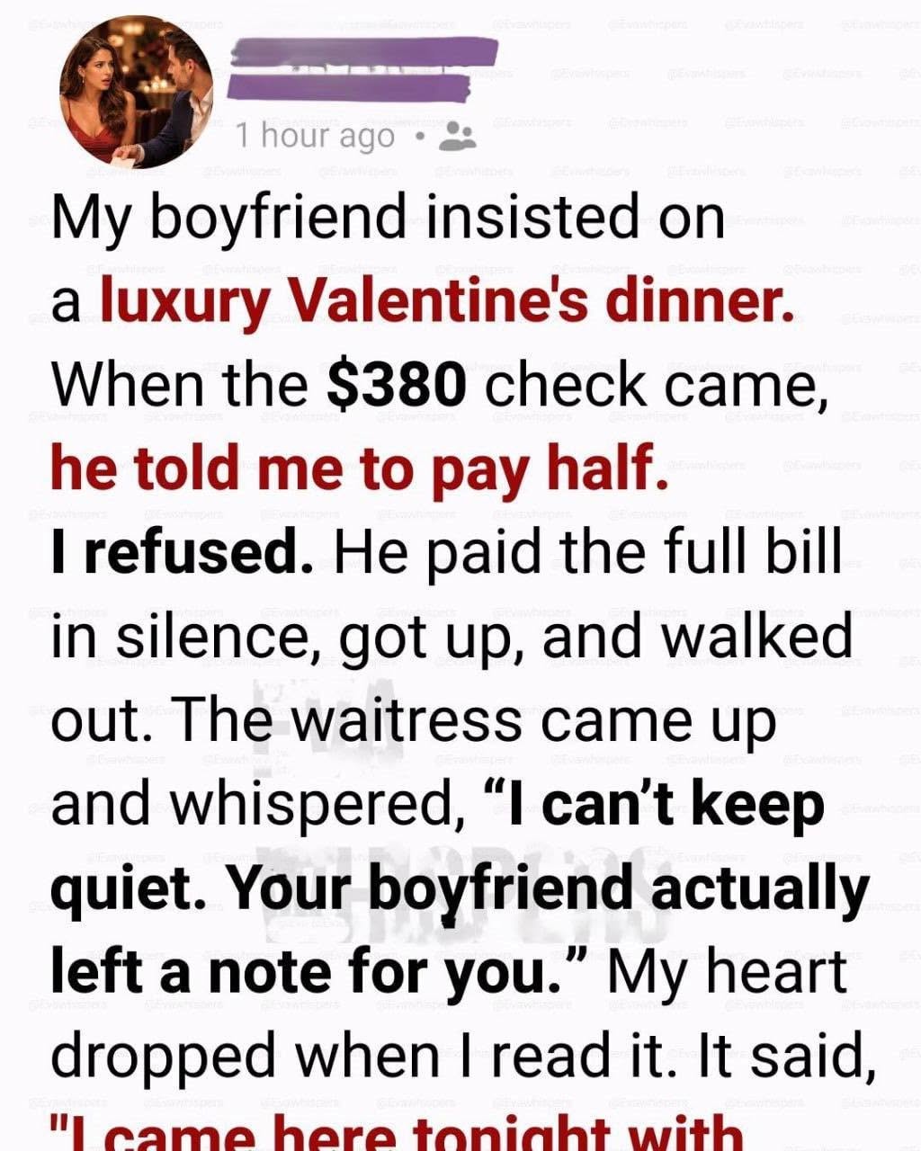 My Boyfriend Staged A Cruel Dinner Trap To Test My Worthiness And Then Ended Our Seven Year Romance
