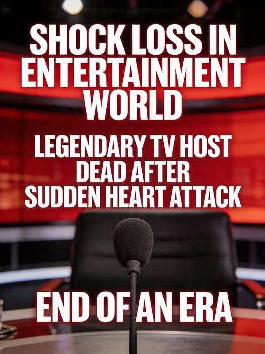 The entertainment world is mourning the sudden loss of a beloved television personality