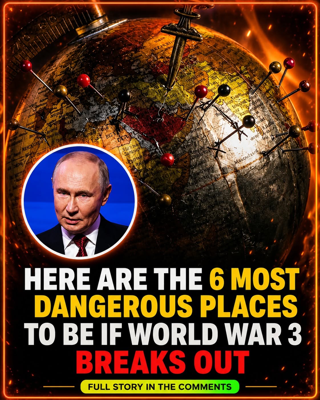 Here are the 6 most dangerous places to be if World War 3 breaks out