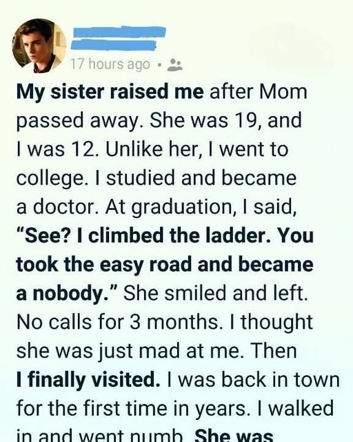 I was only twelve when our mother passed away, le