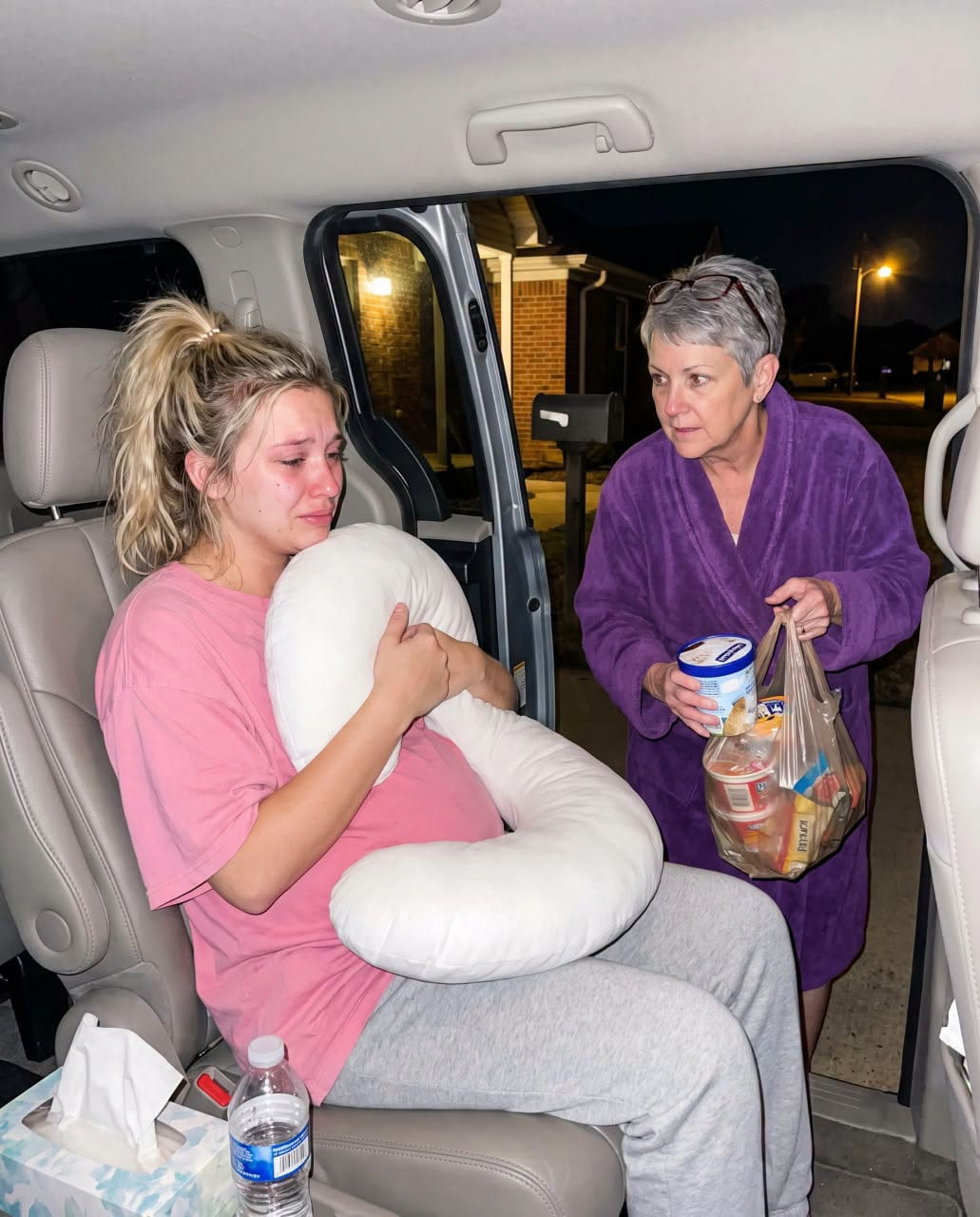 The Ultimate Betrayal: My Husband Made Me Sleep in the Car at Eight Months Pregnant, Until His Mother Caught Him and Delivered Instant Justice!
