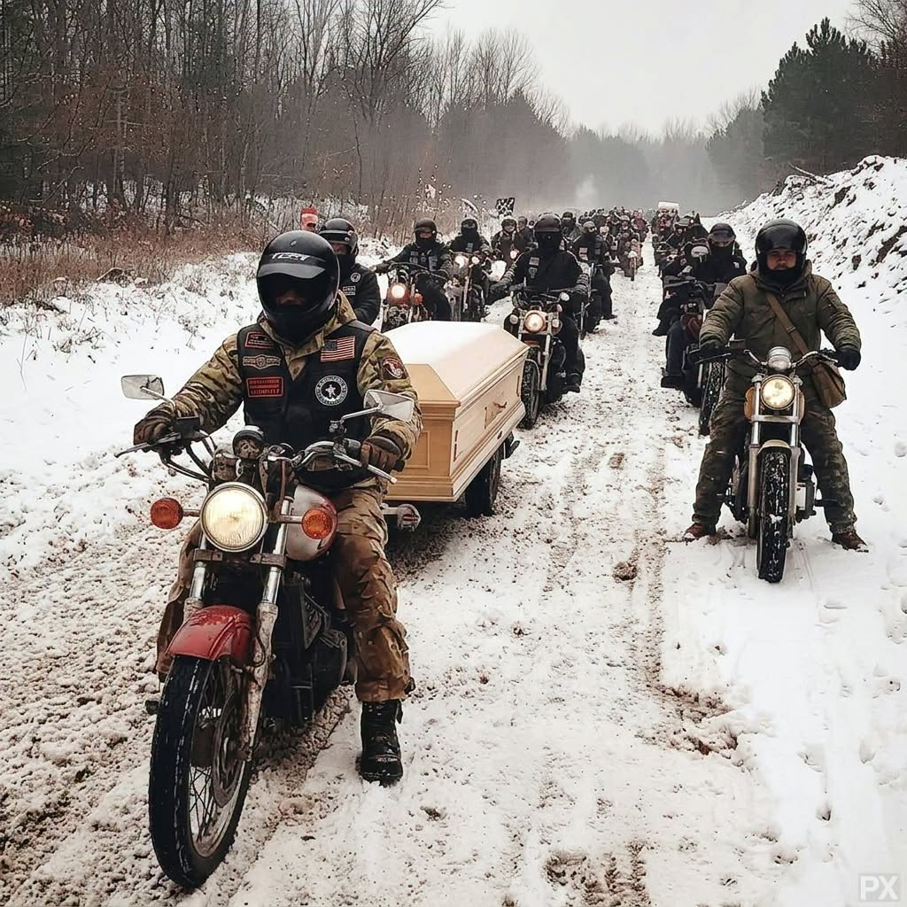 A Blizzard Escort: How a Community Came Together to Honor a Fallen Marine