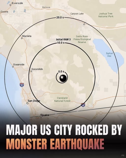 Powerful earthquake strikes San Diego – Locals recount scenes of utter chaos.