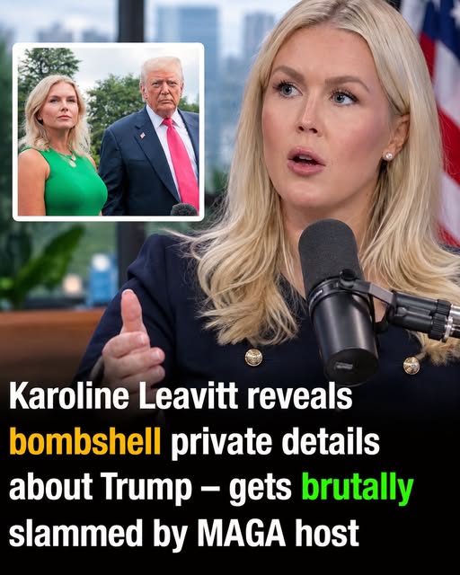 Karoline Leavitt brutally slammed after ‘gossiping’ about Trump’s private meetings