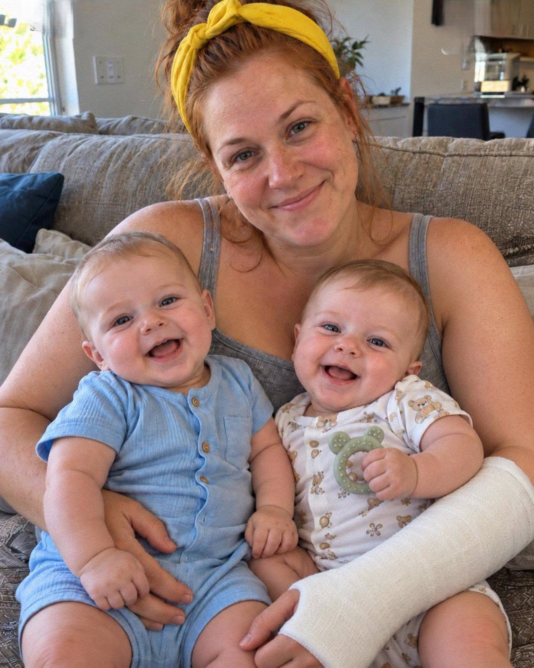 I Broke My Arm and Asked My Husband to Help with Our 5 Month Old Twins but He Said Moms Dont Get Sick Days So I Taught Him a Lesson Hed Never Forget