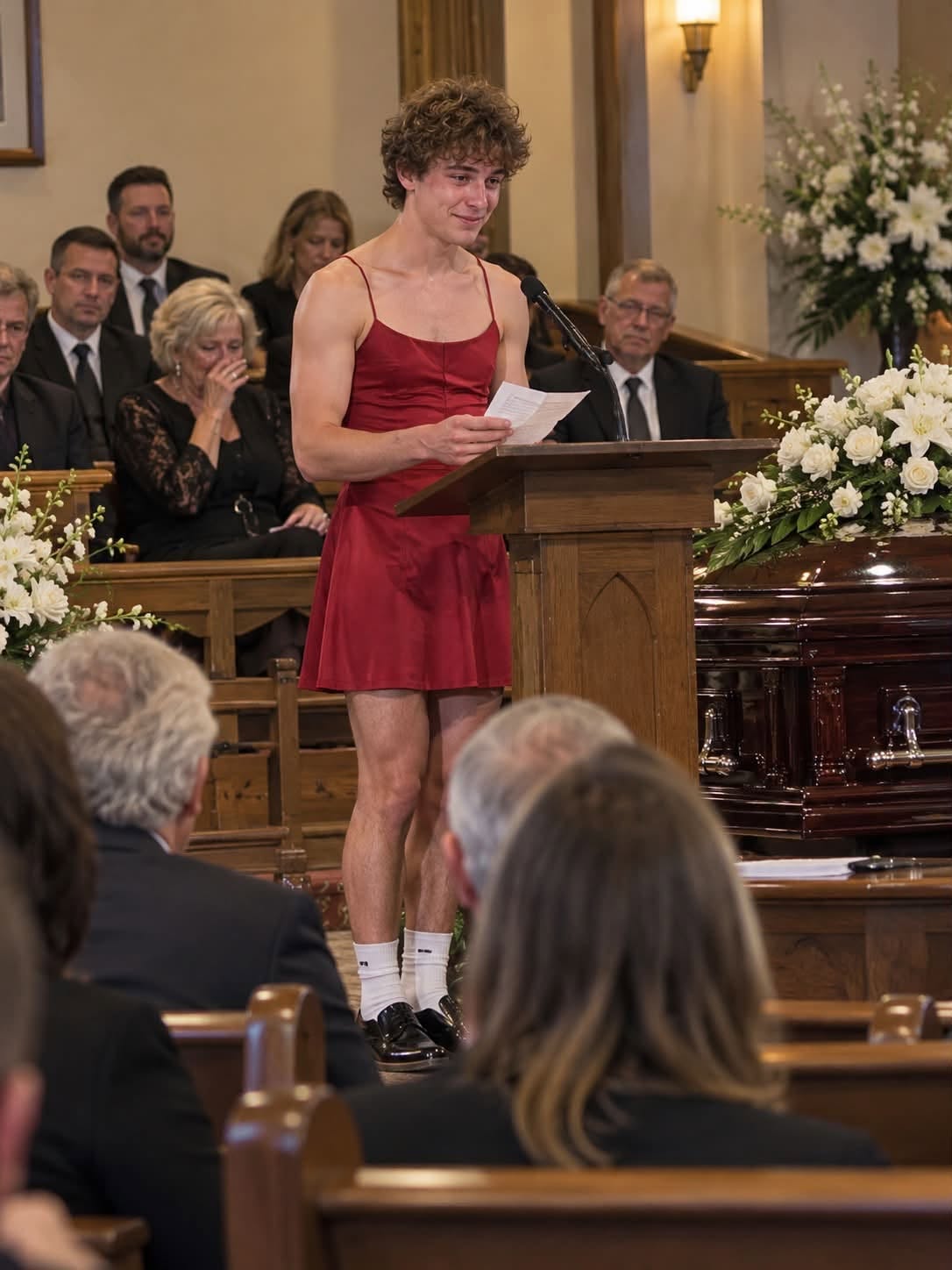 A Teen Wore A Dress To His Best Friends Funeral Until His Speech Changed Everything