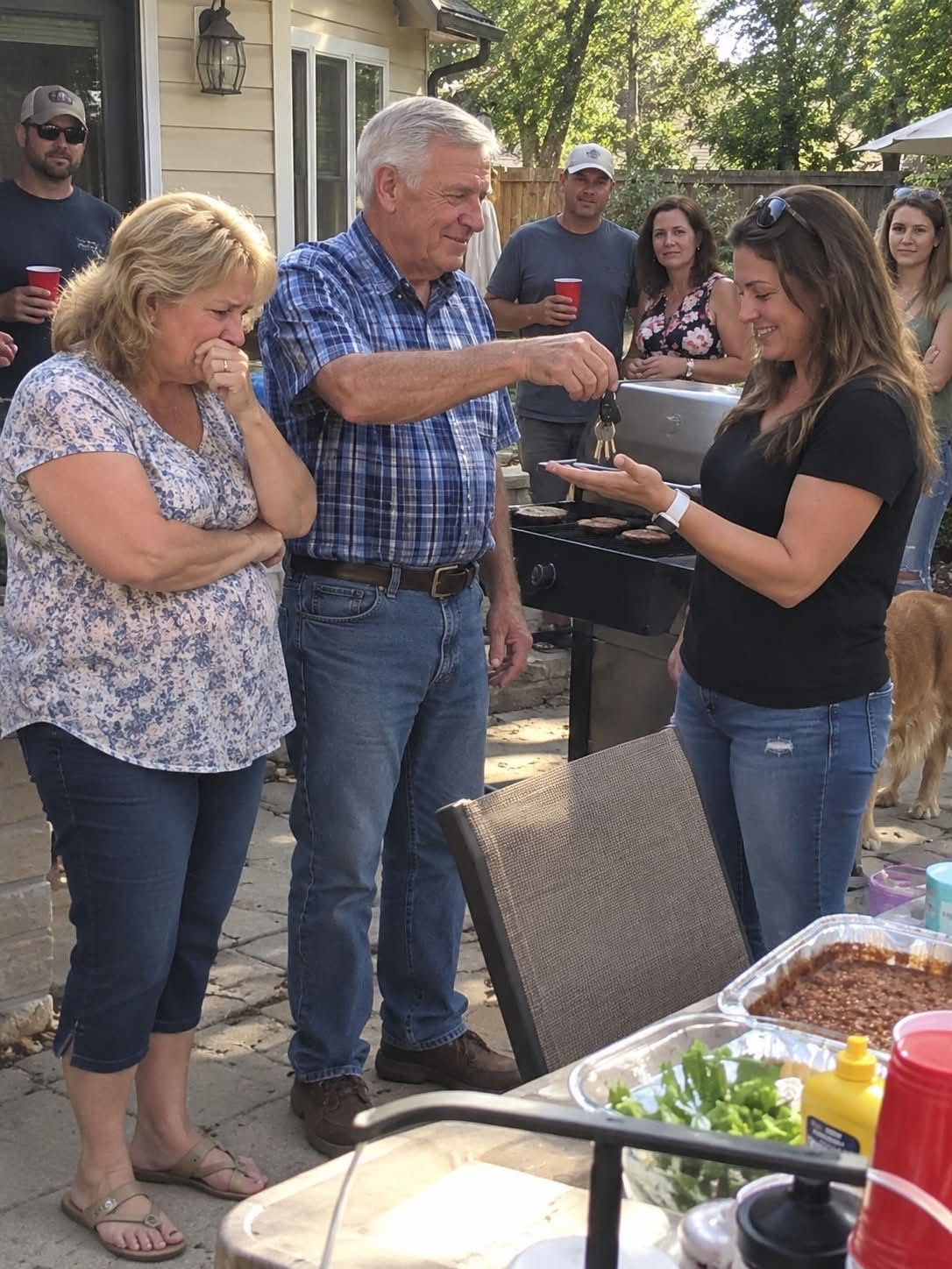 My Husband Announced at Our Family Barbecue That He Was Giving Our House to His Daughter Without Even Asking Me