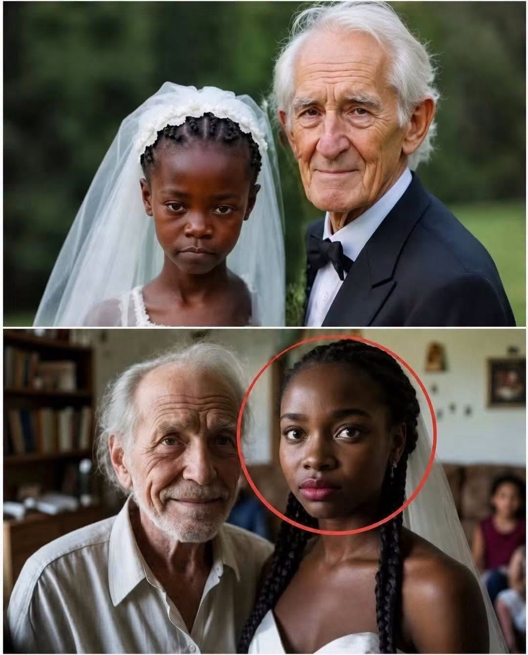 Sad black girl married to a 70 year old man 10 days later she found